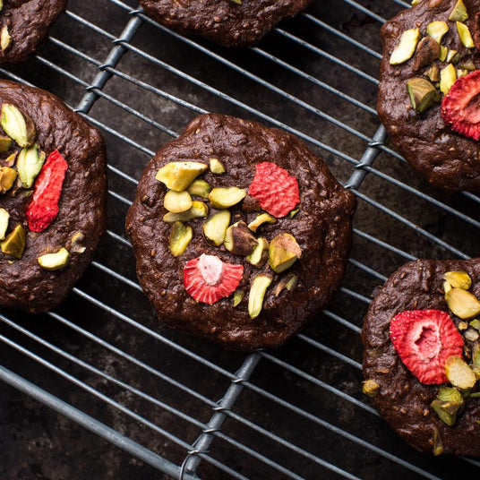 Makkelijke choco koekjes zonder bloem