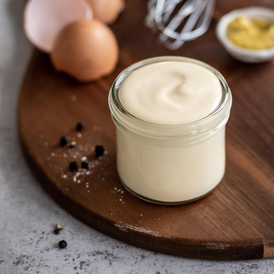Zelfgemaakte mayonaise