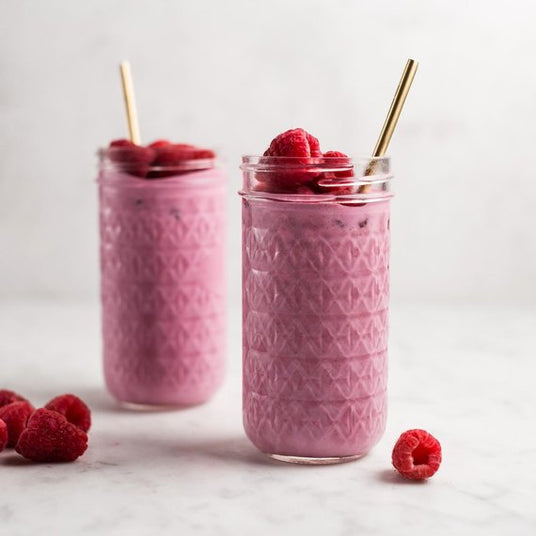 Frambozensmoothie met yoghurt