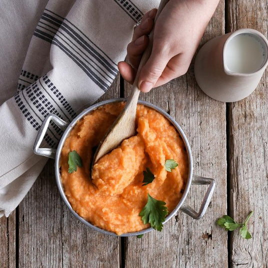 Wortel-aardappelpuree
