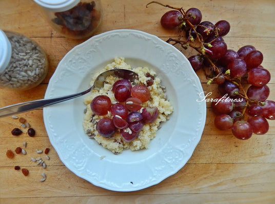 Amandelpap met quinoa
