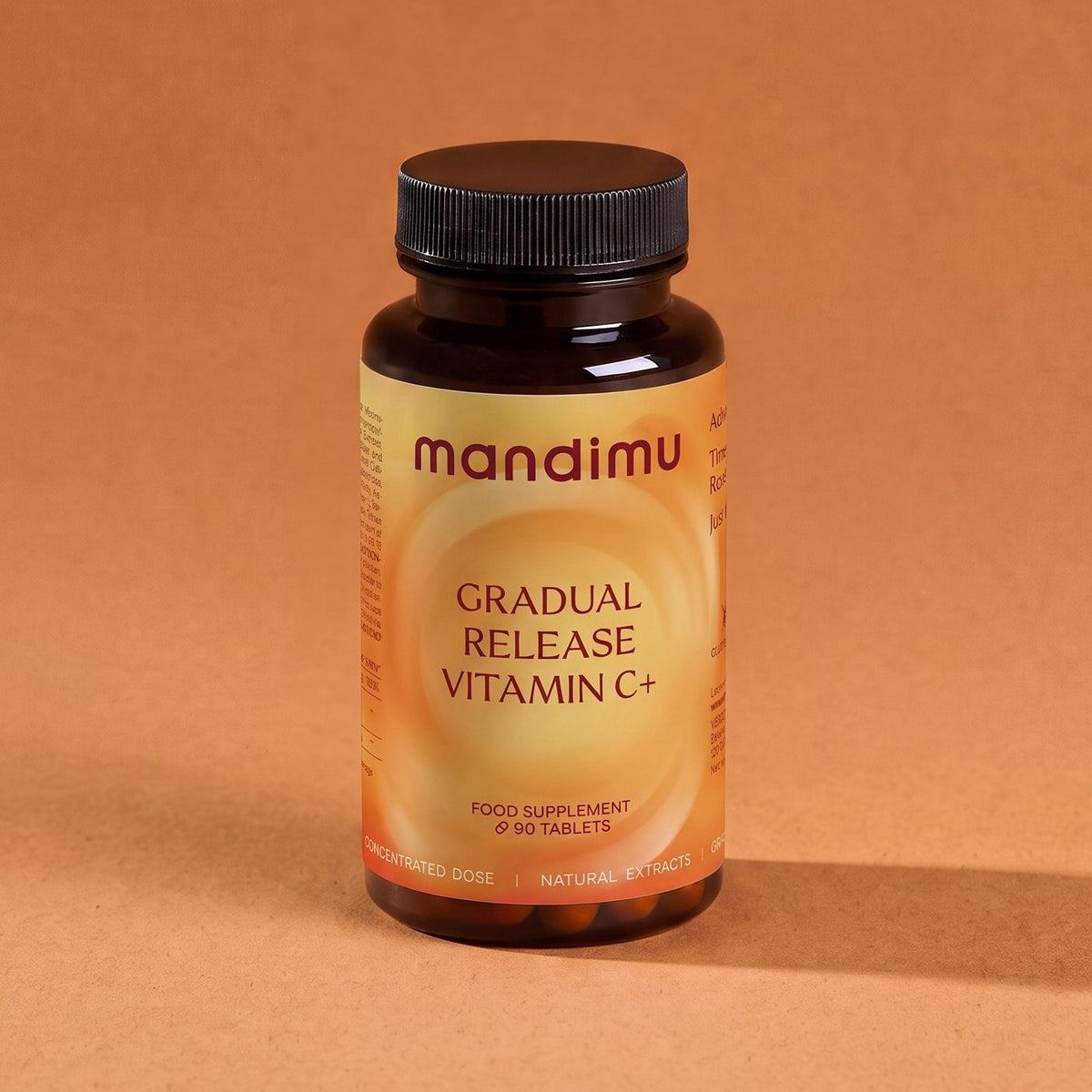 Vitamine C geleidelijke afgifte met rozenbottelextract