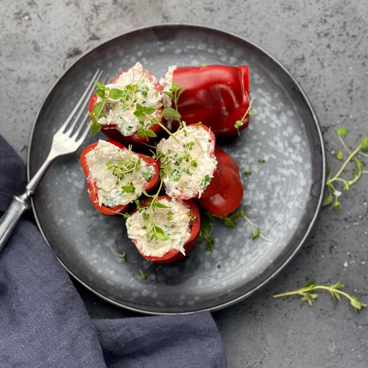 Gevulde paprika’s met tonijn