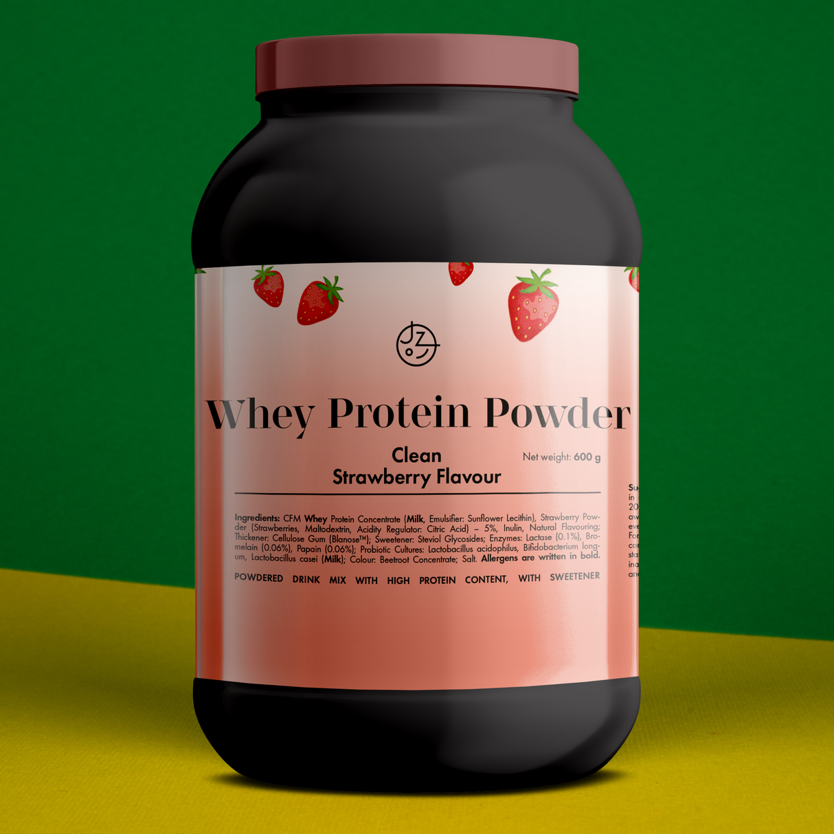 Weiproteïne met aardbeiensmaak 🍓