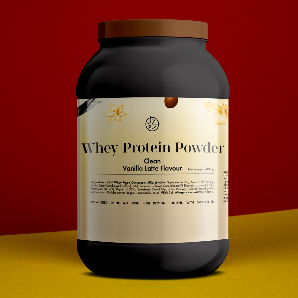 Weiproteïne met vanille latte smaak ☕