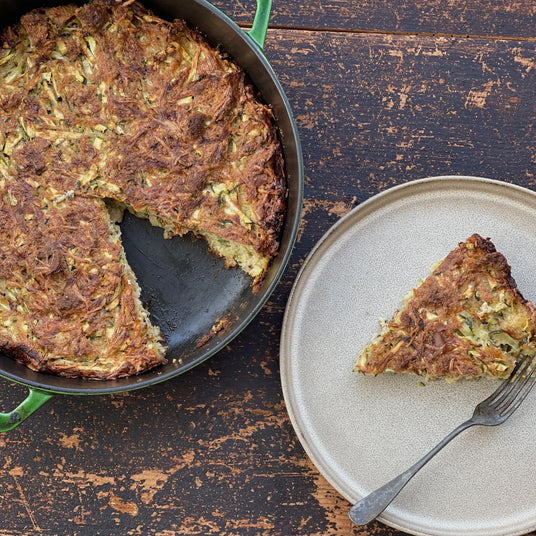 Courgette ovenschotel pudding