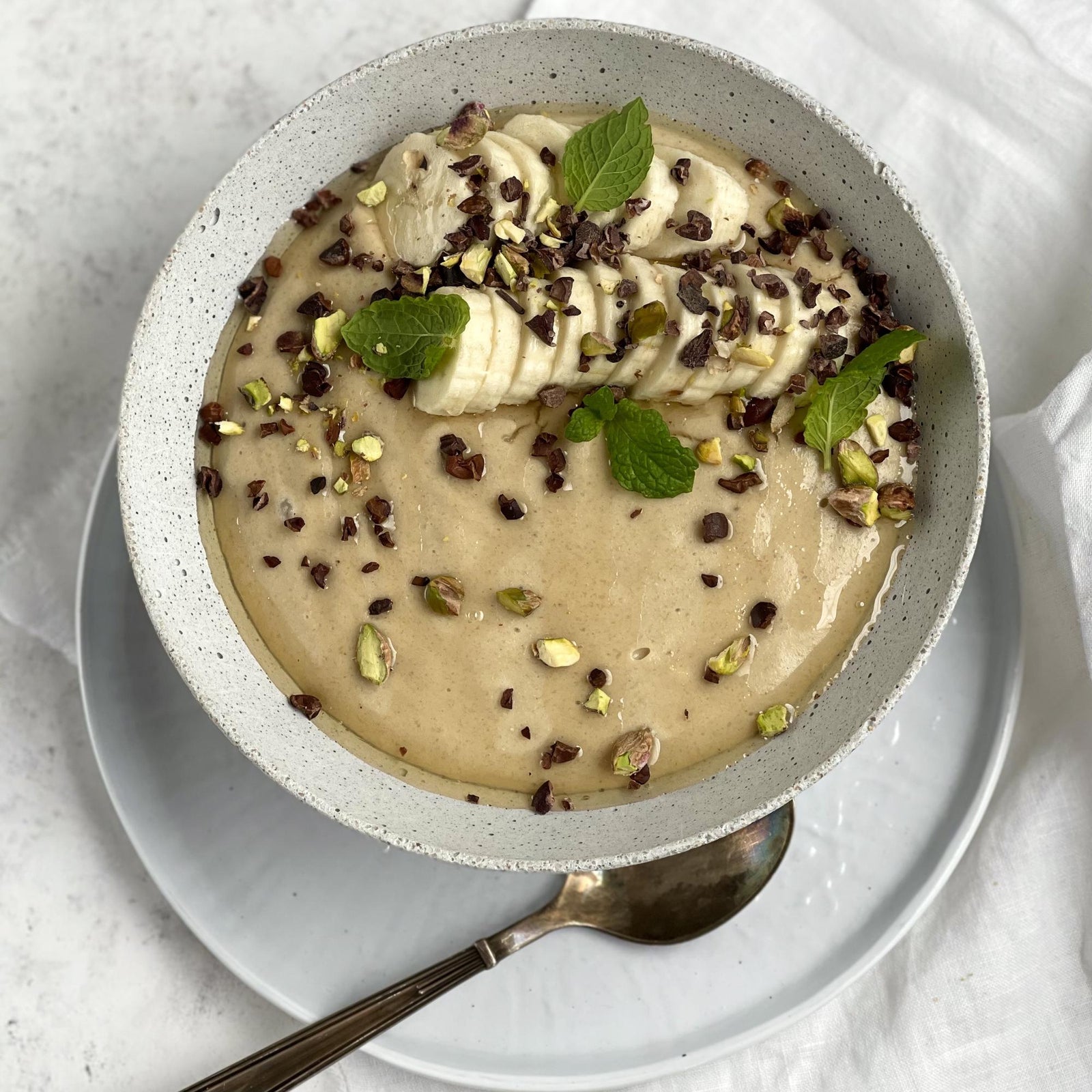 Amaranthpap met banaan