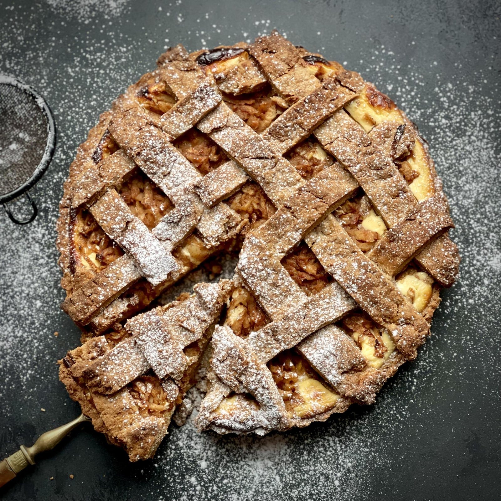 Linzer appeltaart