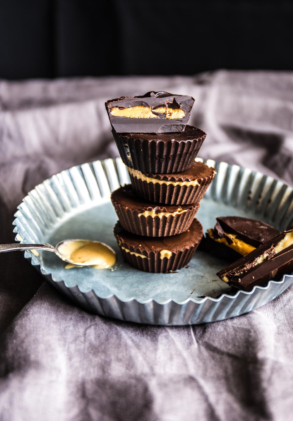 Pindakaaskoekjes met chocolade