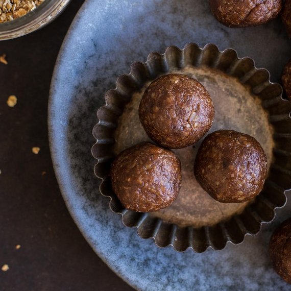 Ongebakken bananenbolletjes