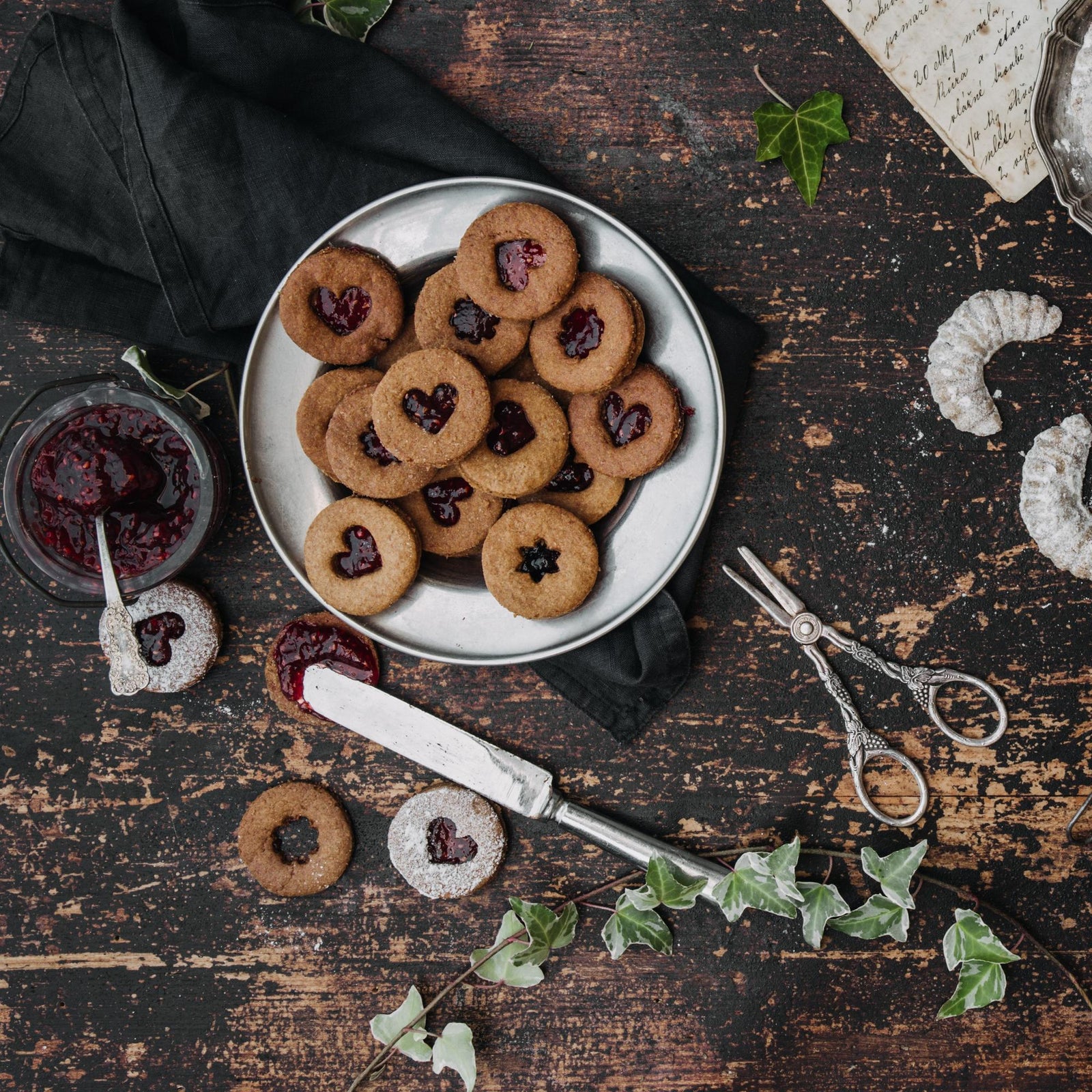 Volkorenlindse koekjes
