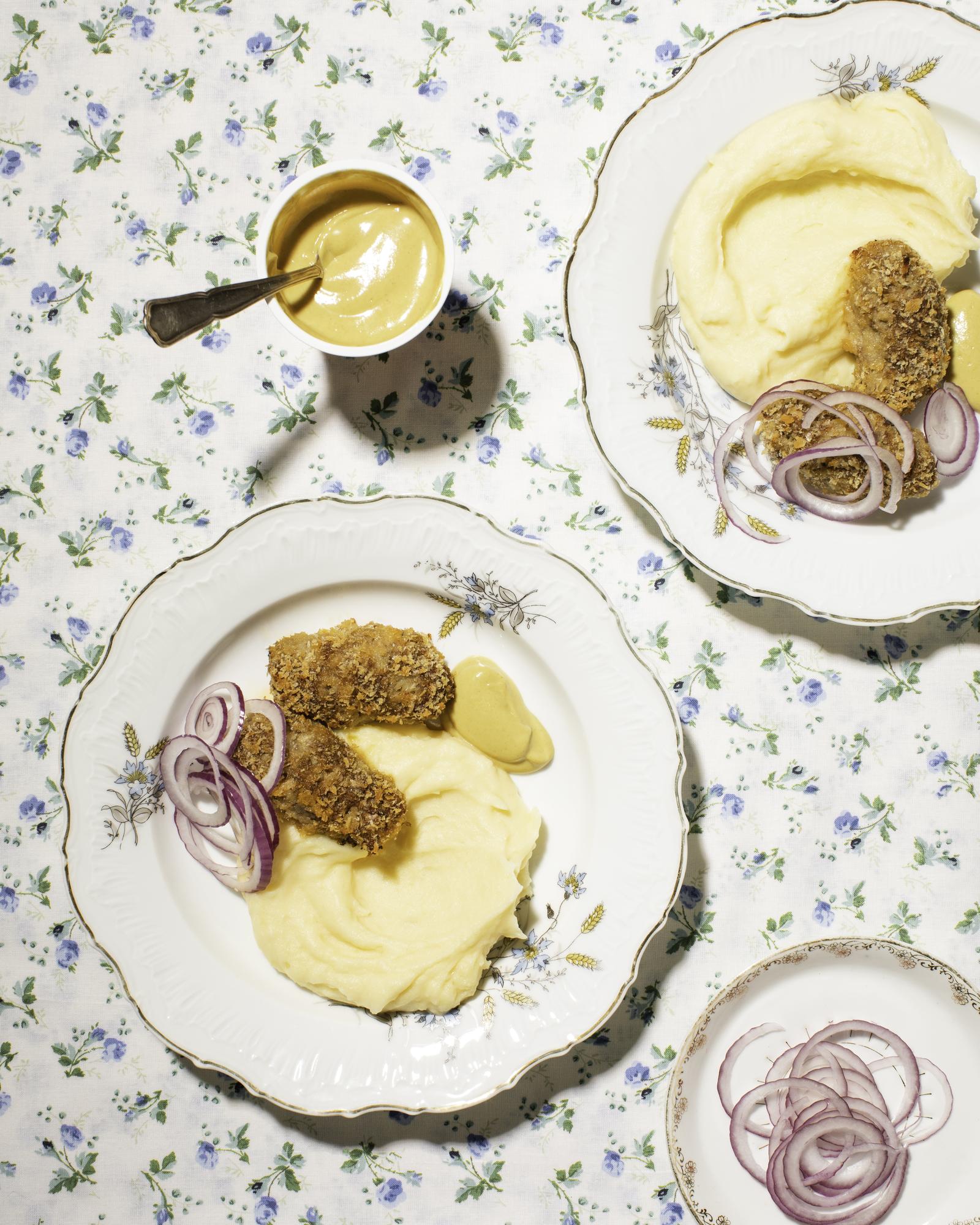 Ćevapčići met aardappelpuree