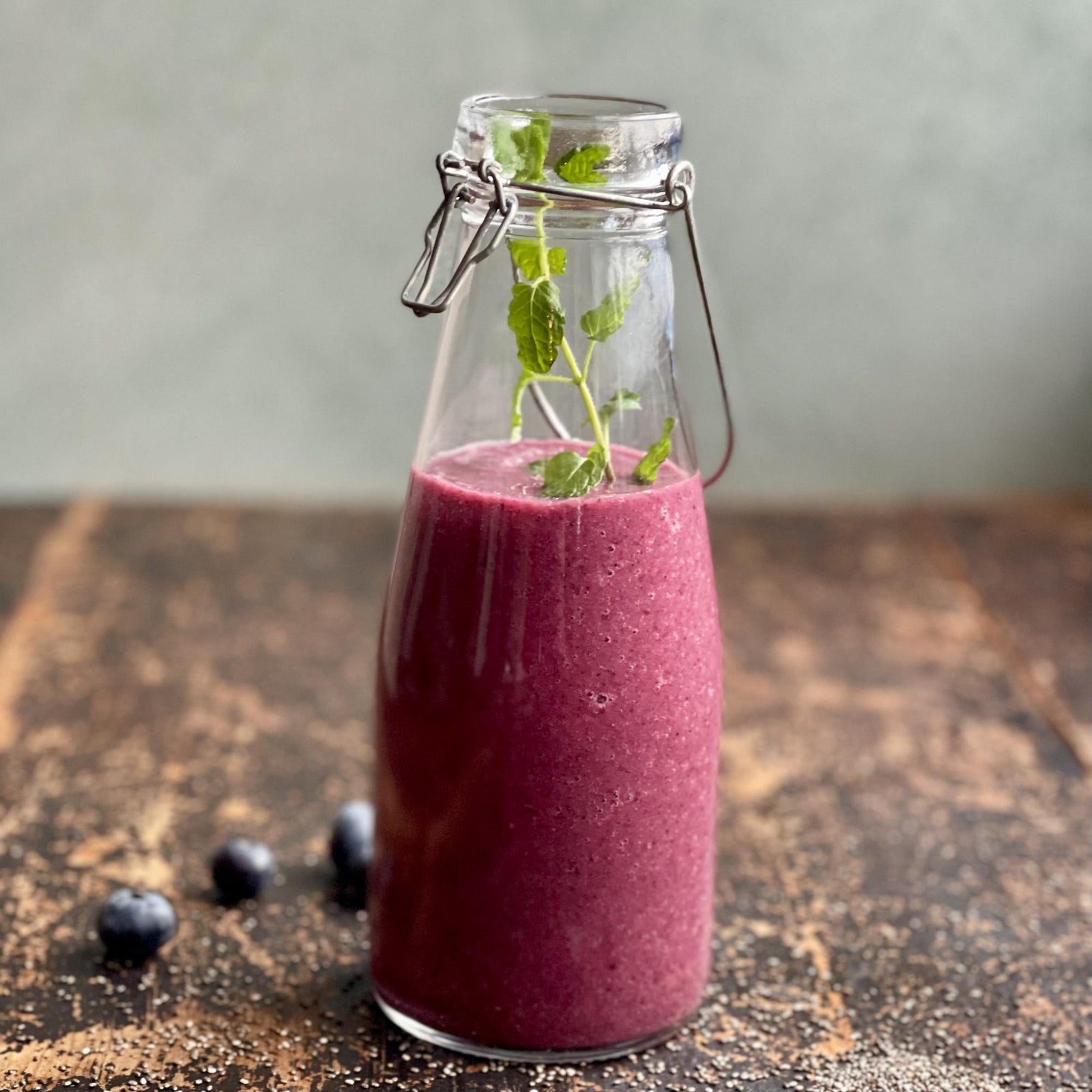 Chia-smoothie met proteïne
