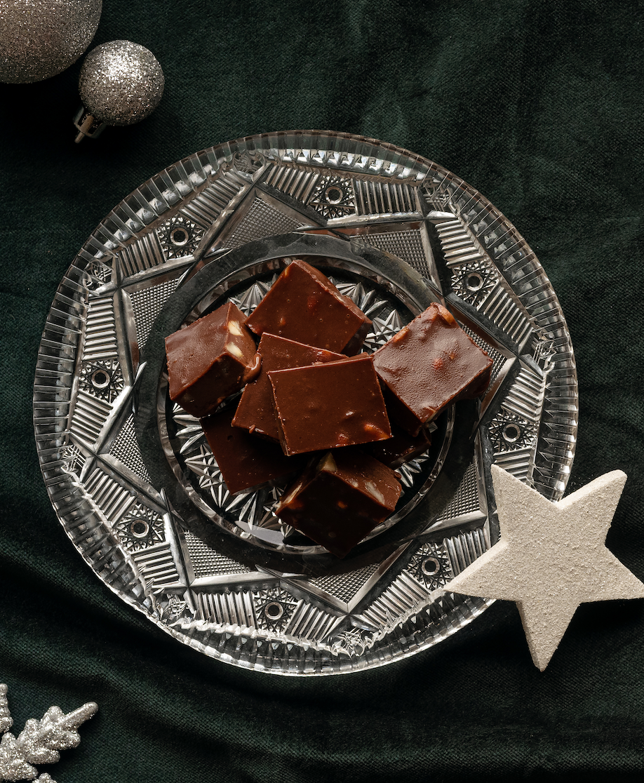 Chocoladeblokjes met peperkoekskruiden