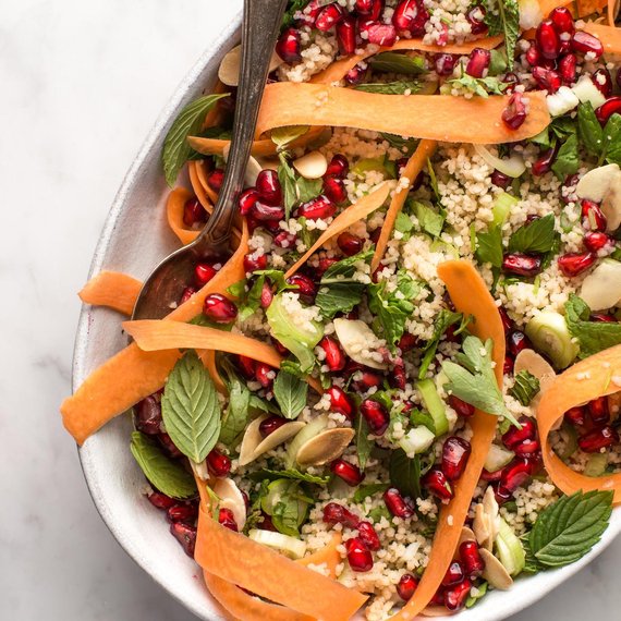 Couscous salade met granaatappel