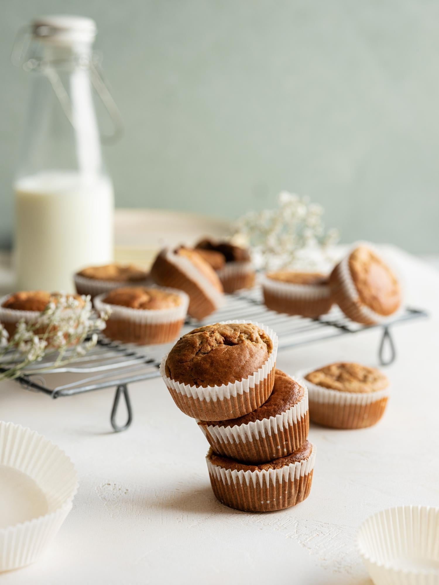Courgette muffins