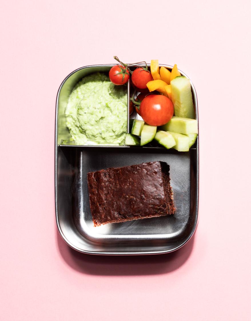 Courgettecake met honing