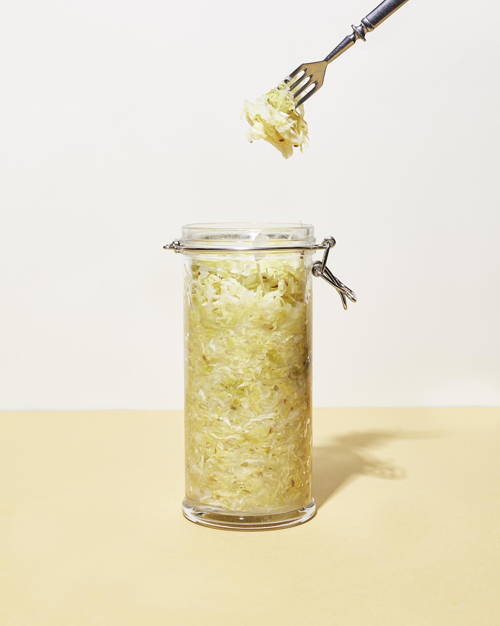 Gefermenteerde bloemkool met kerrie