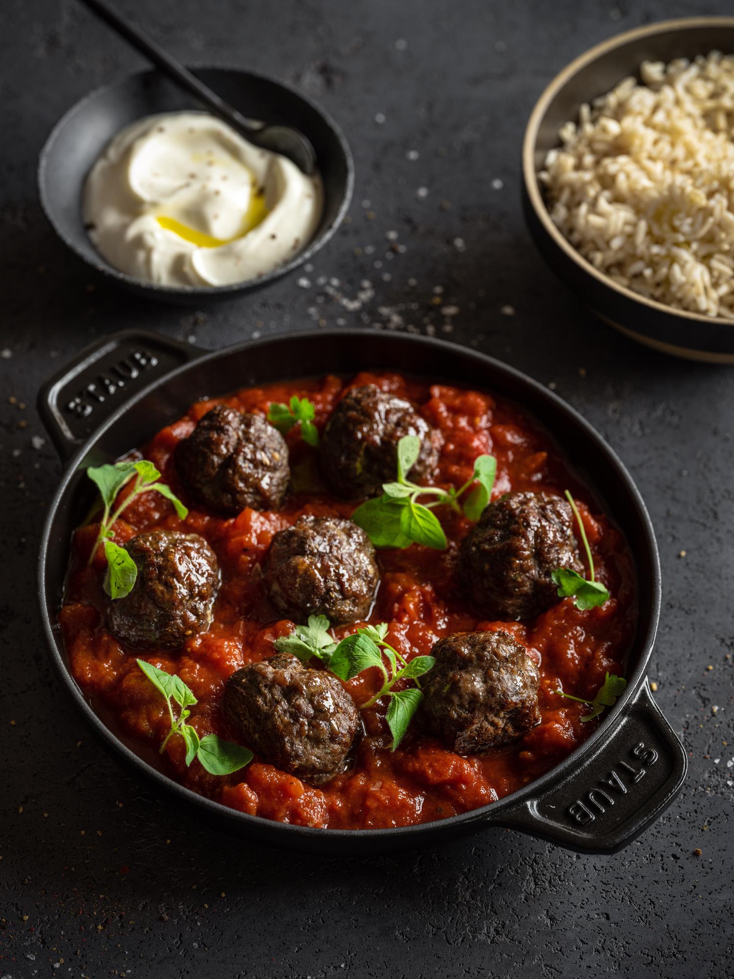 Gehaktballen met tomatensaus