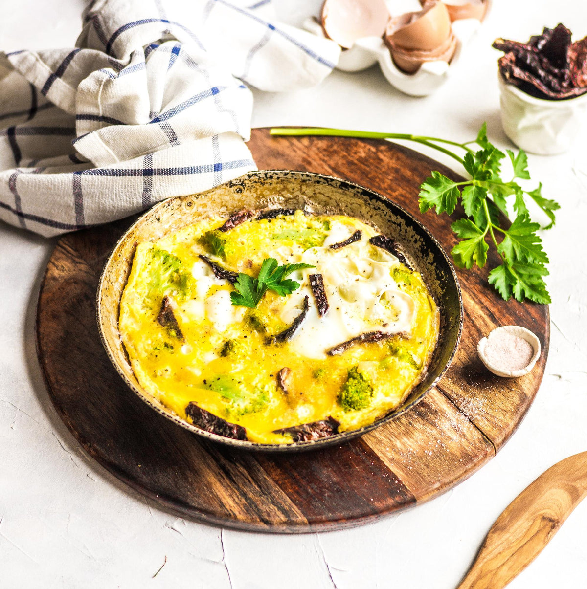 Frittata met broccoli