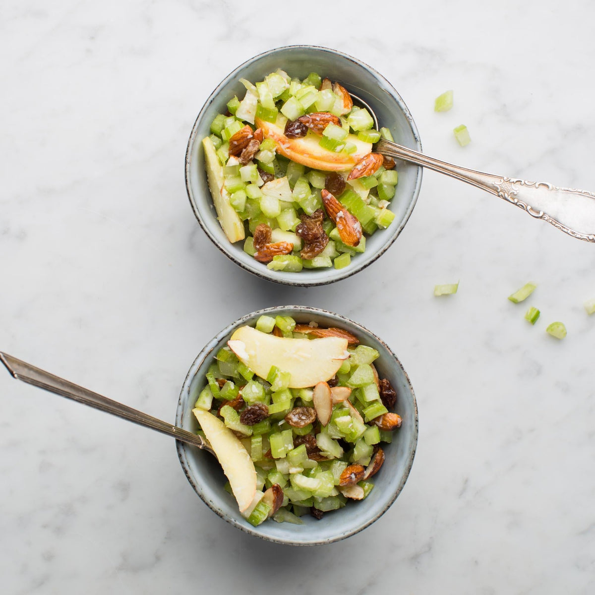 Lentesalade met bleekselderij