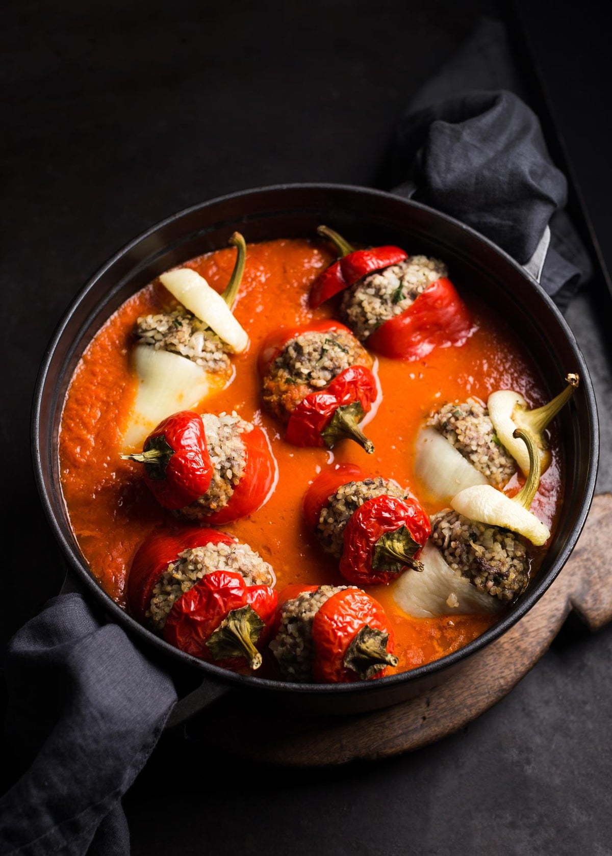 Gevulde paprika's