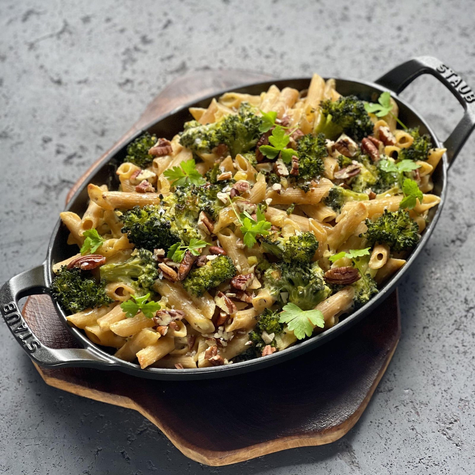 Gegratineerde glutenvrije pasta