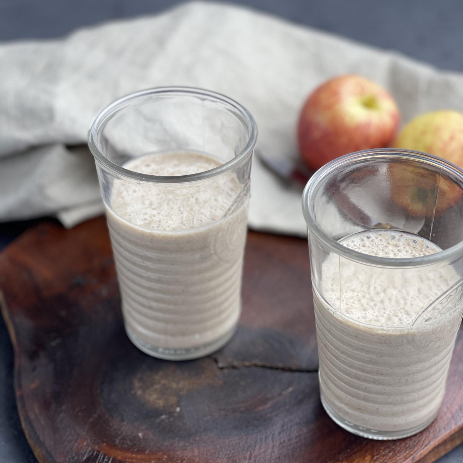 Shake van haverdrink met appel