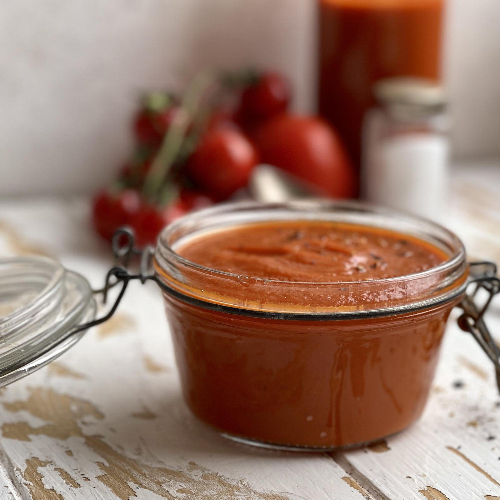 Zelfgemaakte ketchup