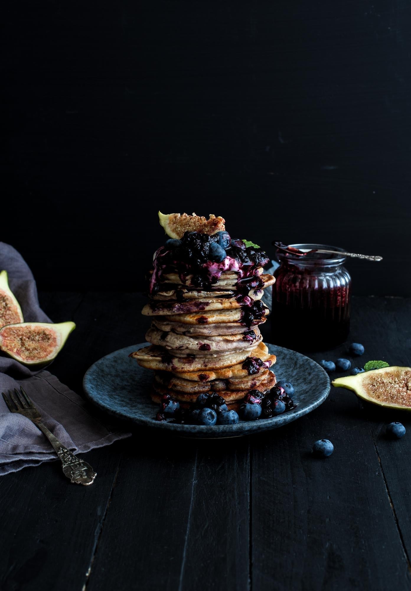 Bosbessenpannenkoekjes