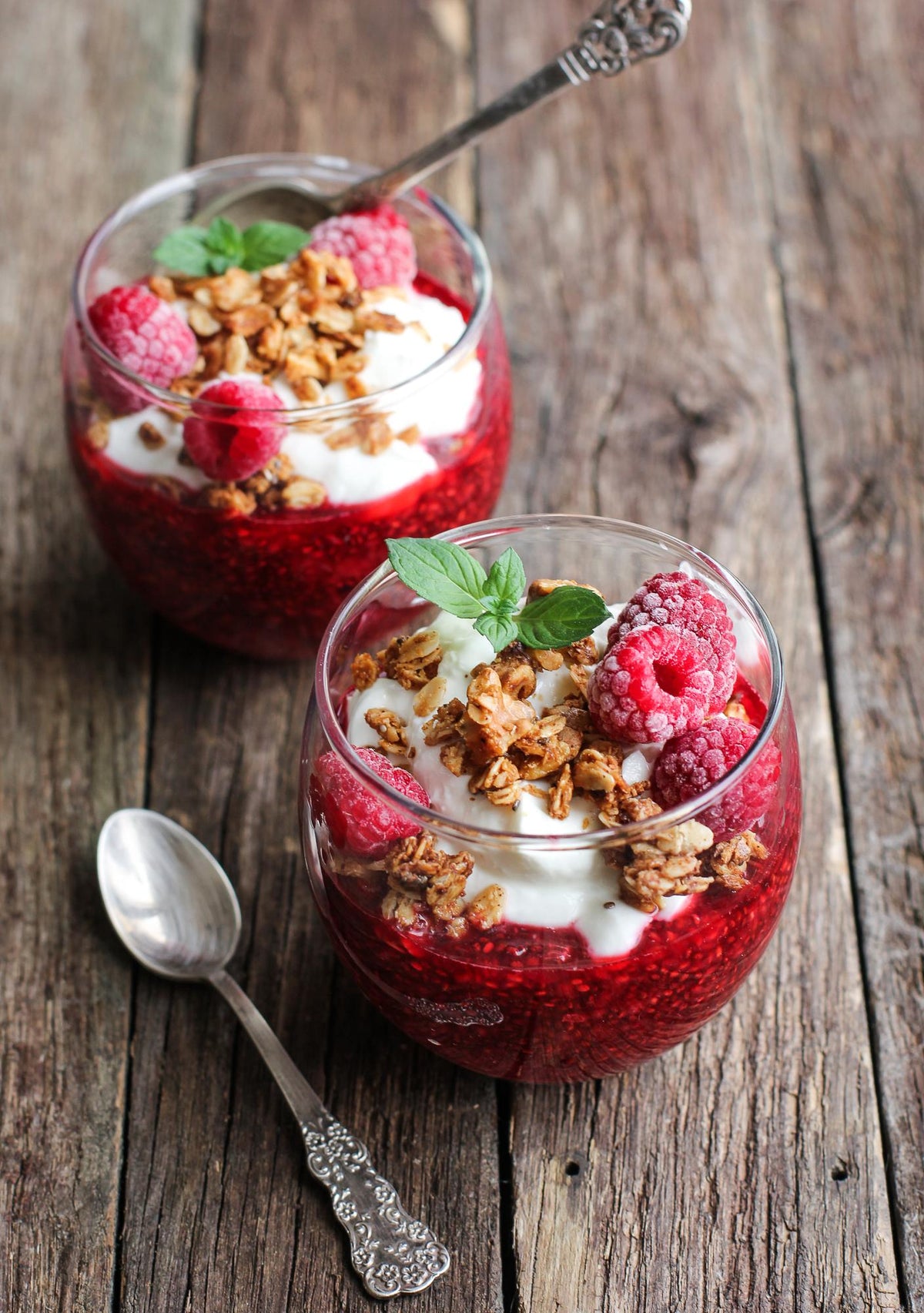 Frambozenparfait