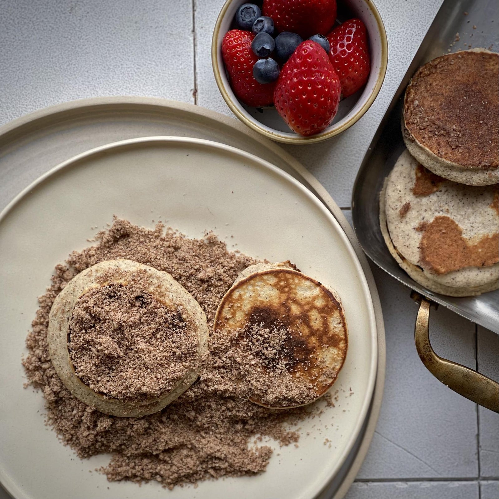 Honingpannenkoekjes met kaneel