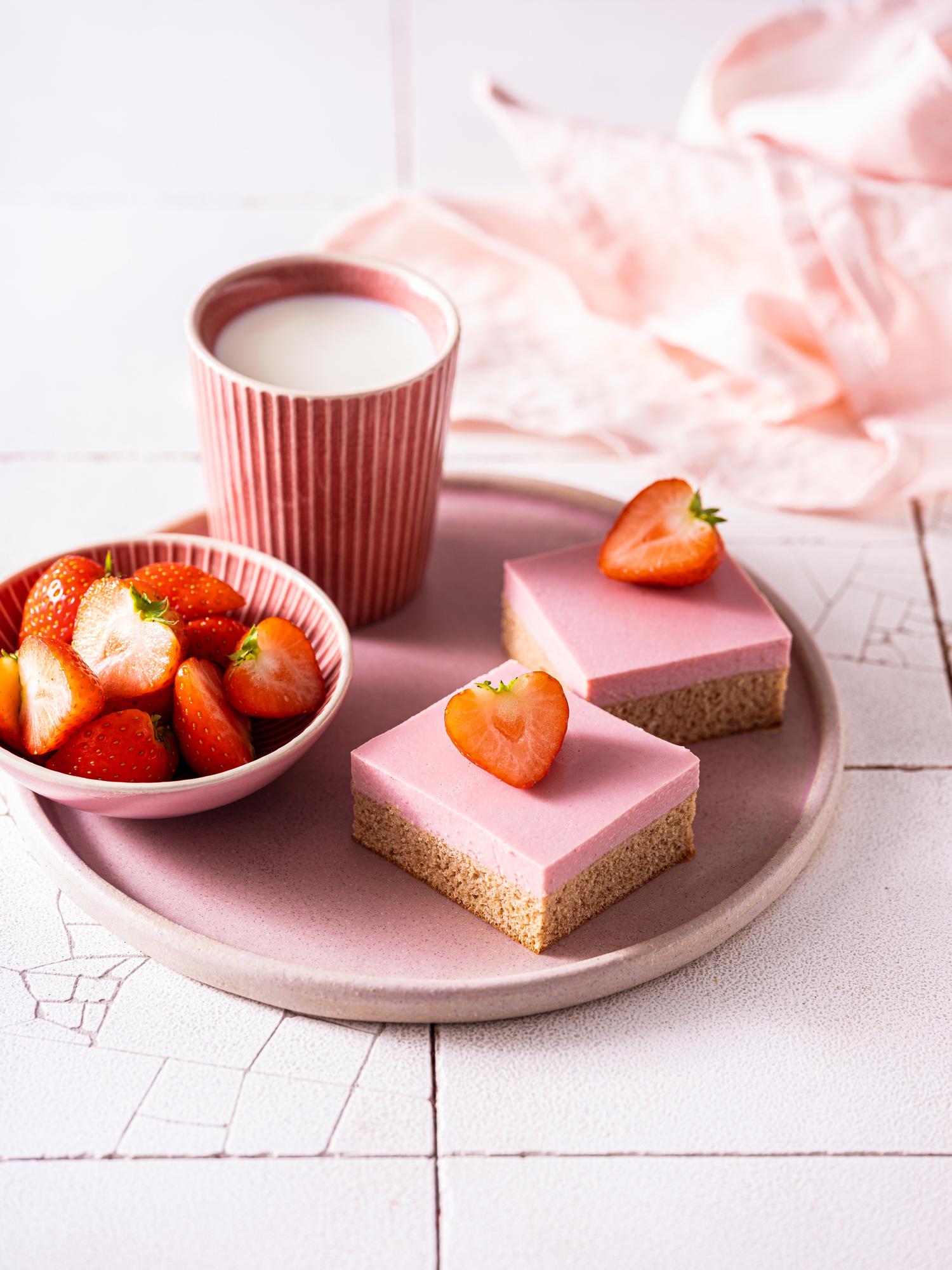 Aardbeiensneden