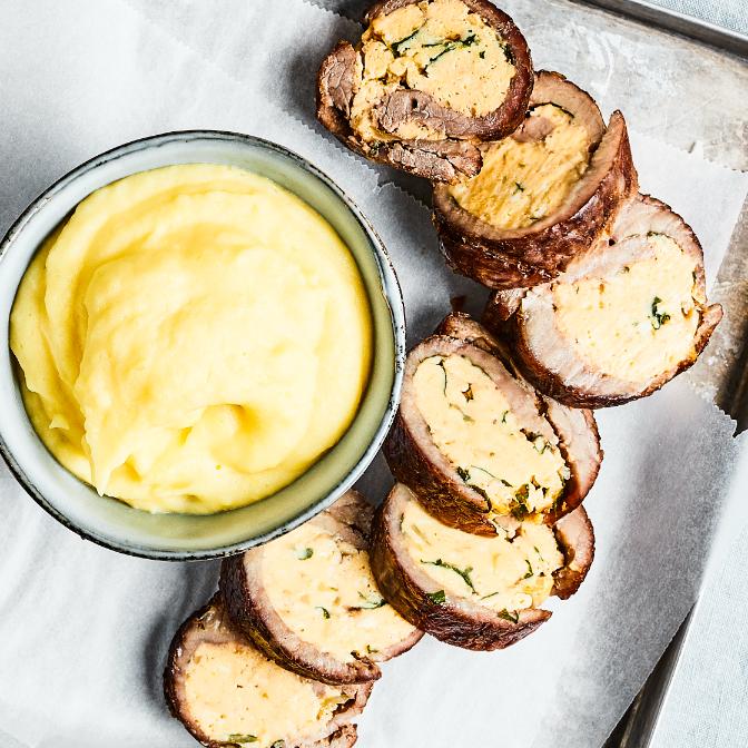 Lente kalfsvleesrollade