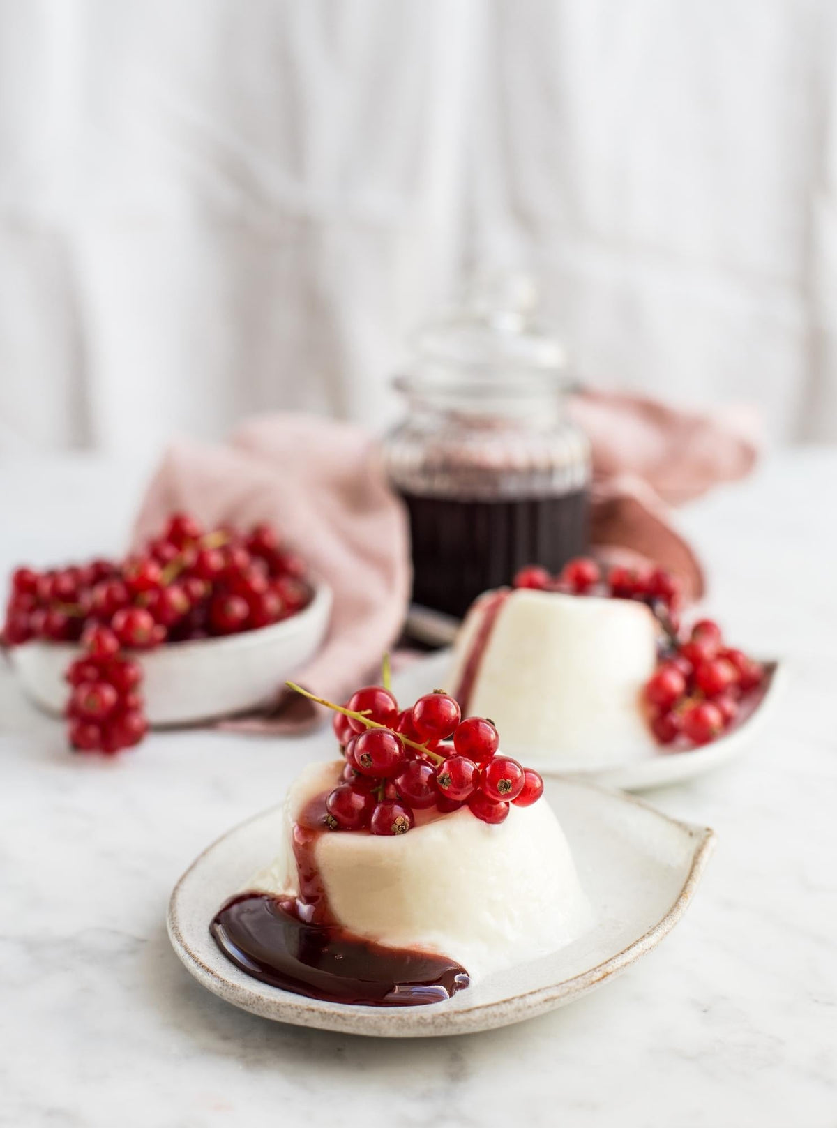 Yoghurt panna cotta