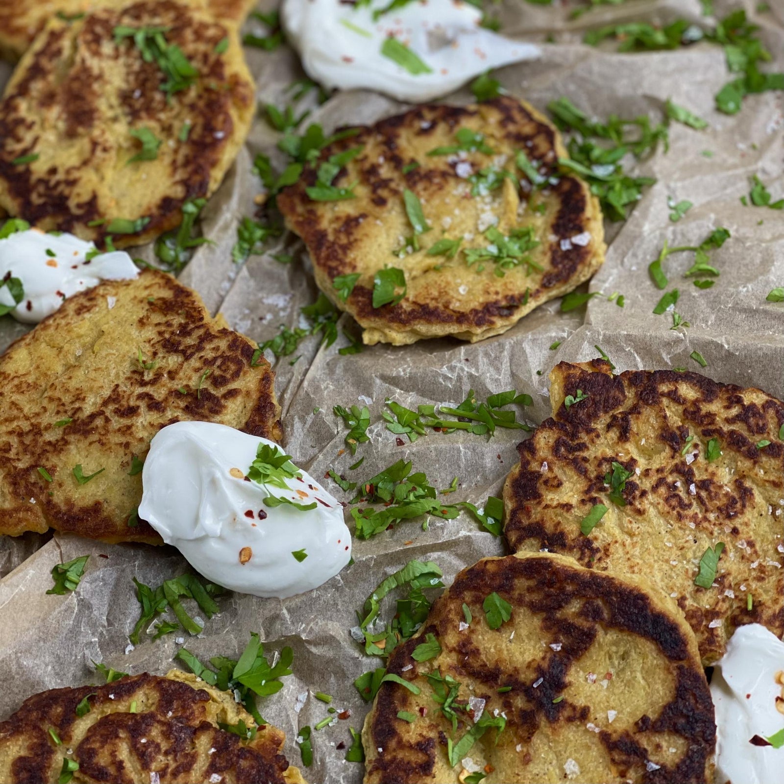 Aardappelpannenkoeken met boekweitmeel