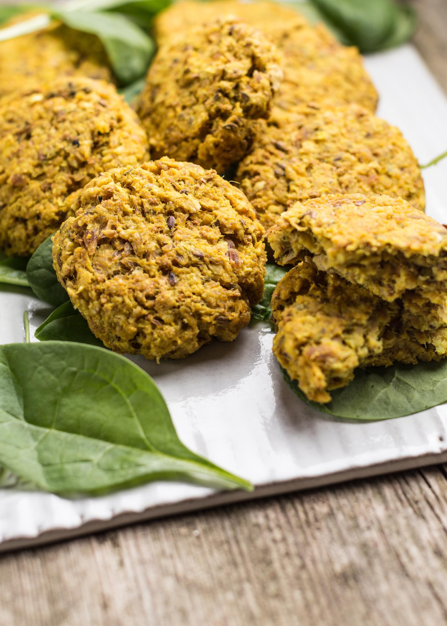 Kikkererwtenburgers met tonijn