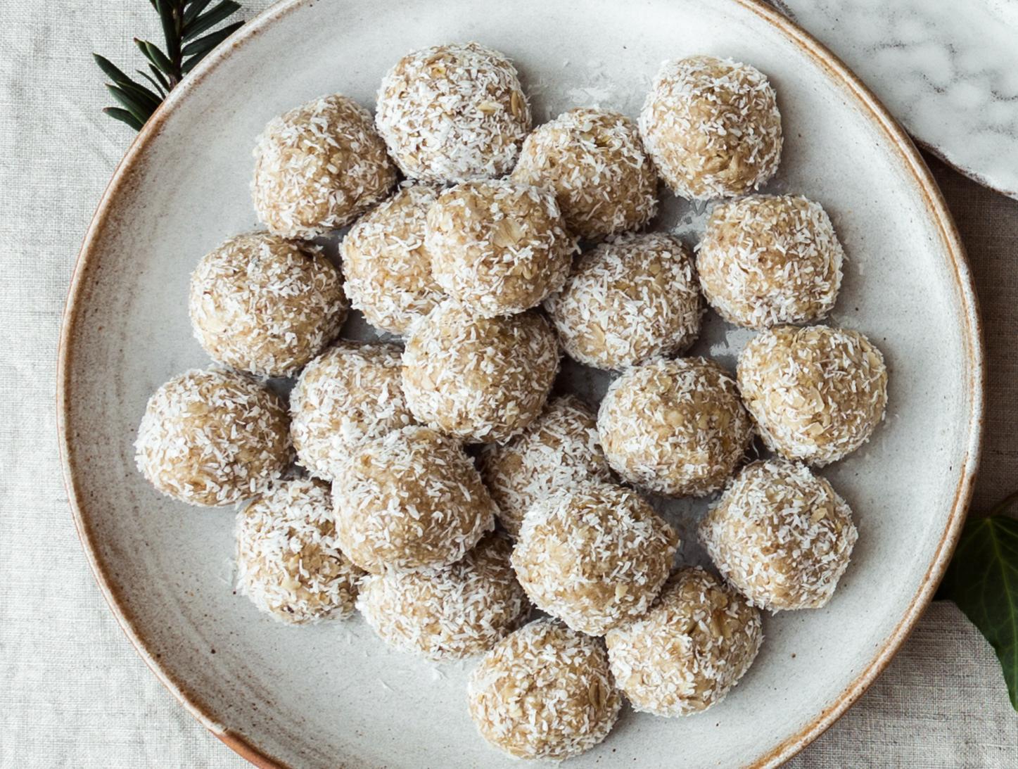 Kokosballetjes van kikkererwten
