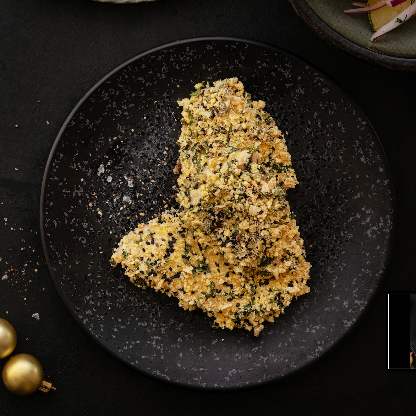 Kipfilet met misopasta en koriander