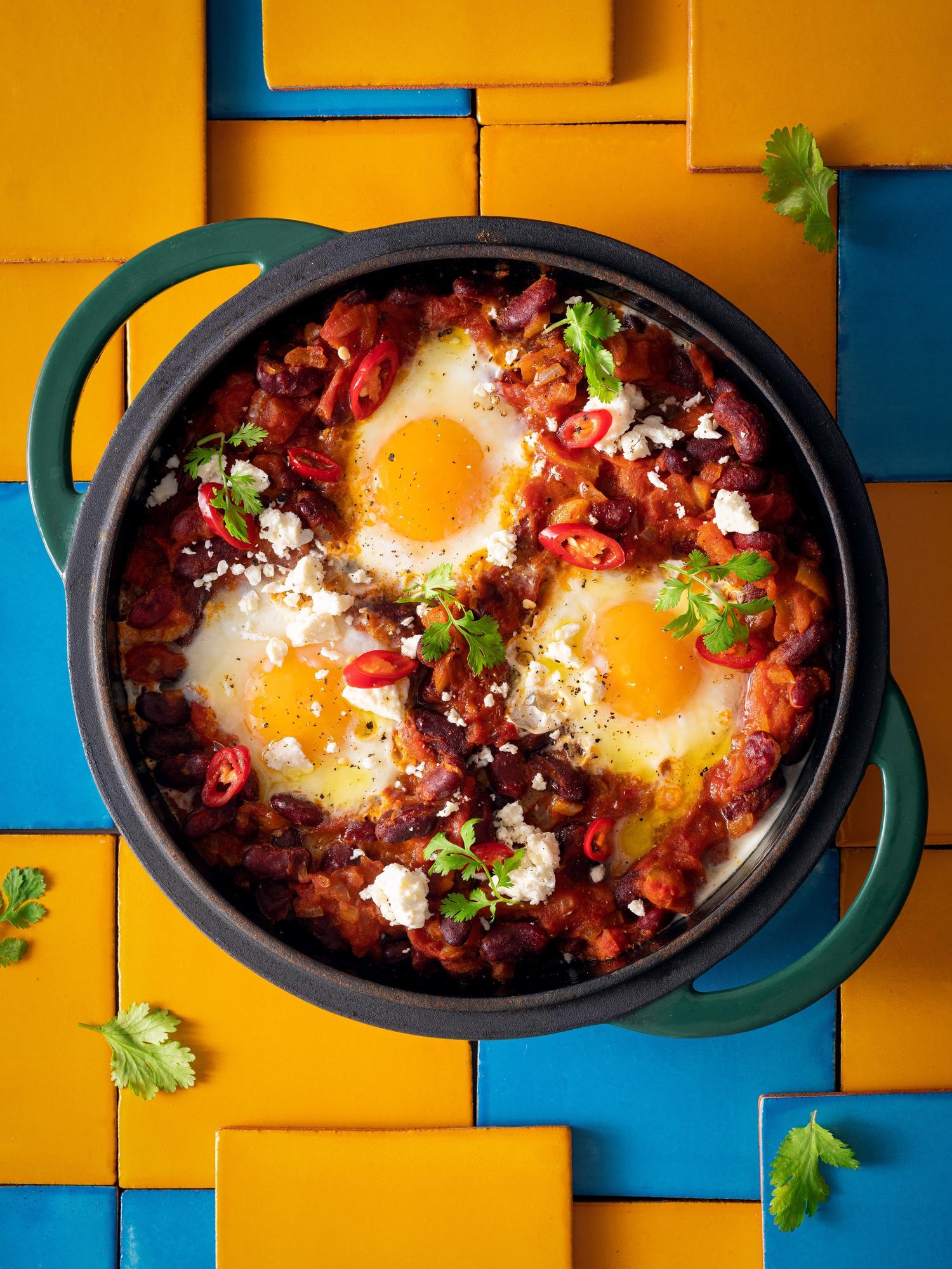 Mexicaanse ontbijteitjes (huevos rancheros)