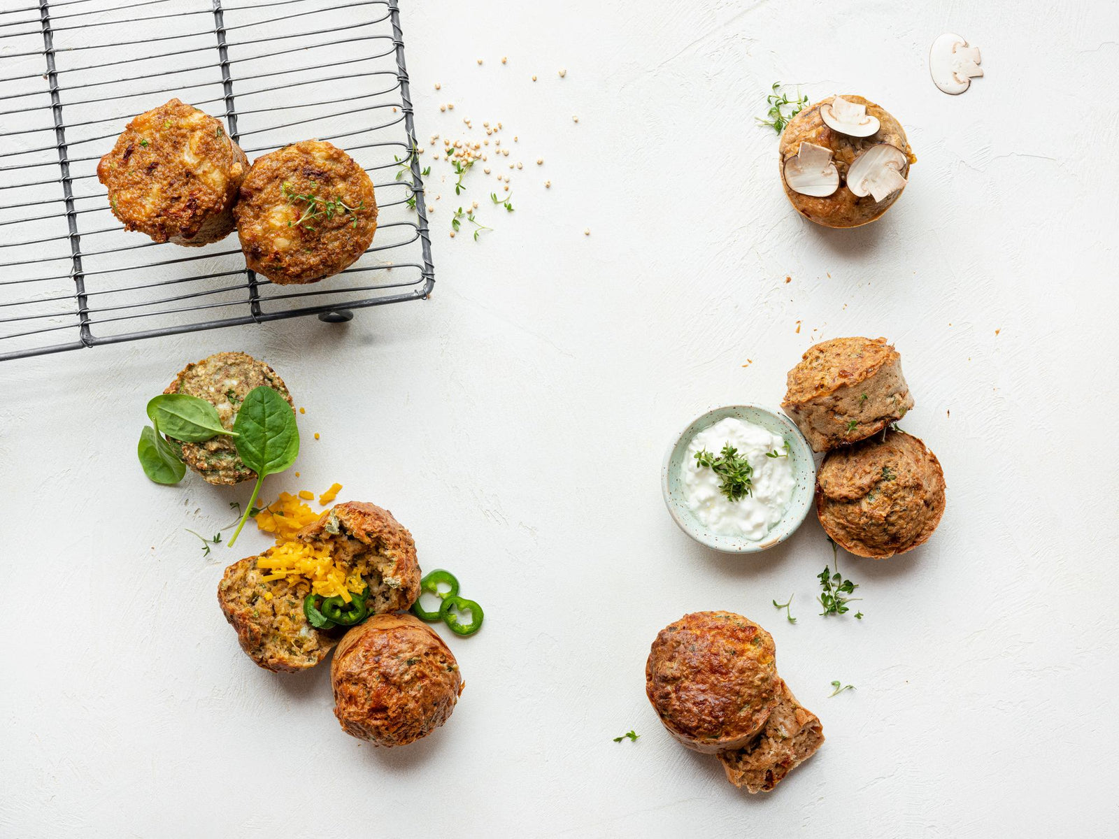 Muffins met quinoa
