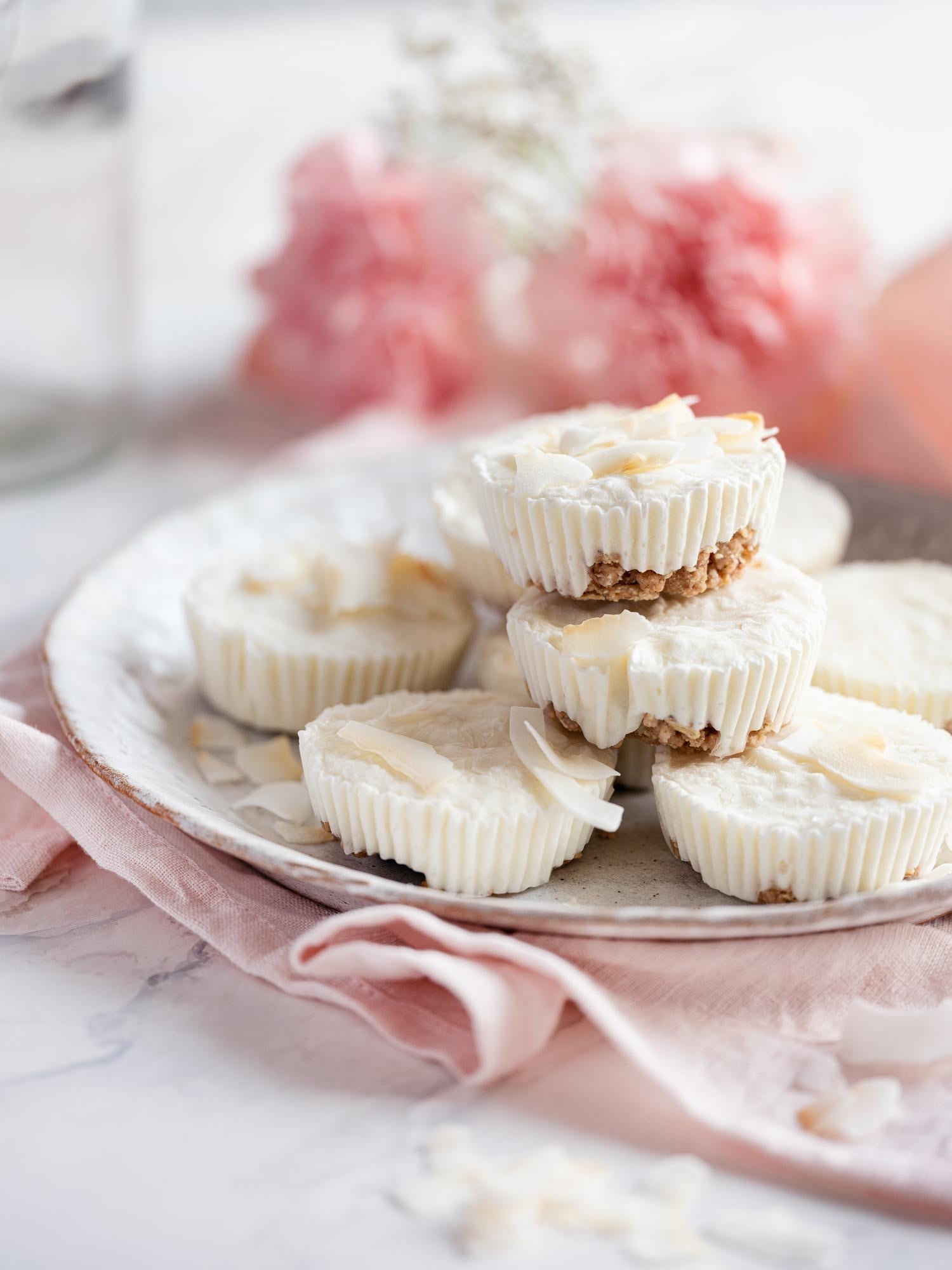 Ongebakken kokos-muffins