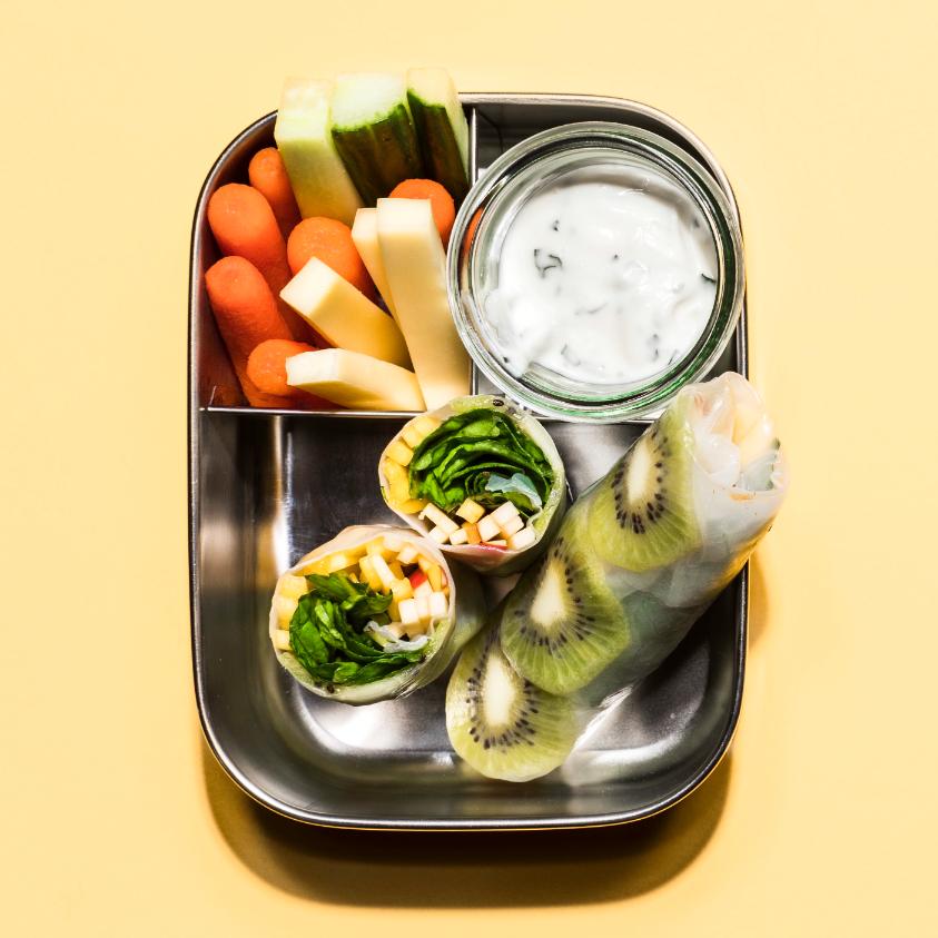 Fruitige rijstrolletjes