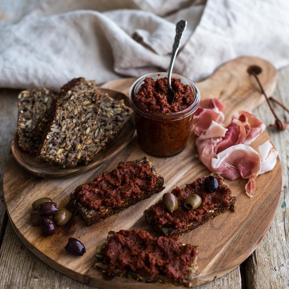 Pesto van gedroogde tomaten