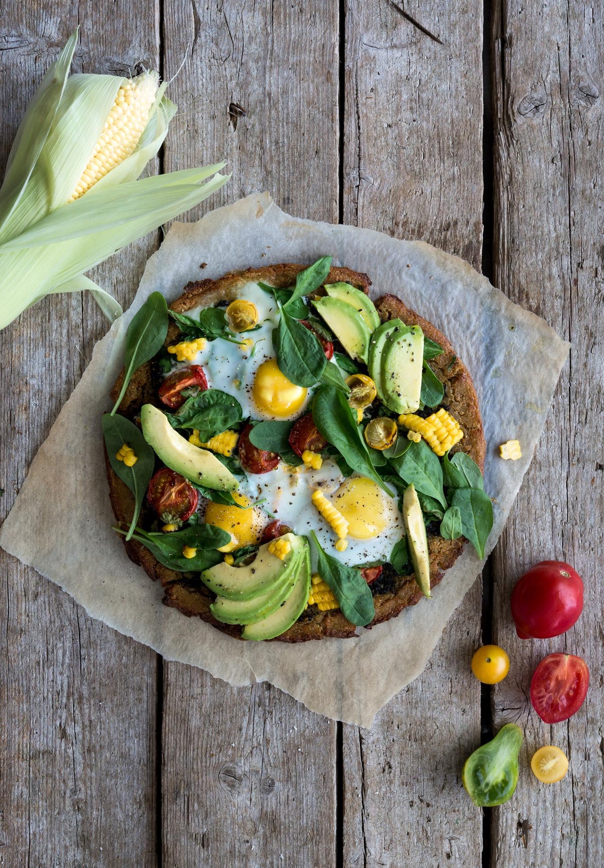 Pizza met quinoakorst