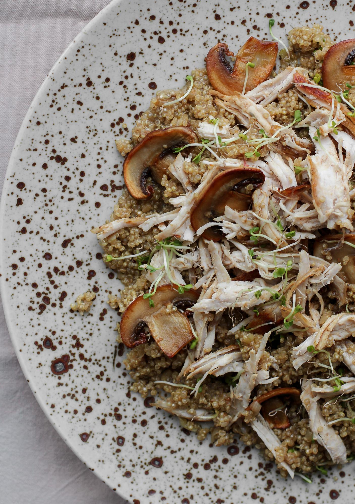 Kalkoen met quinoa