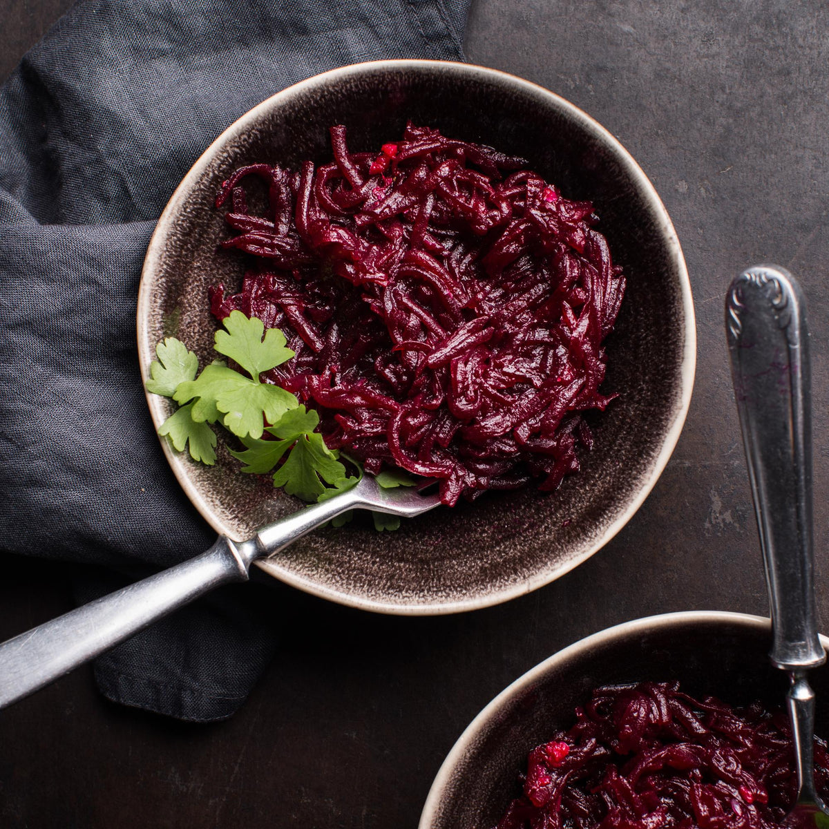 Salade van rode biet