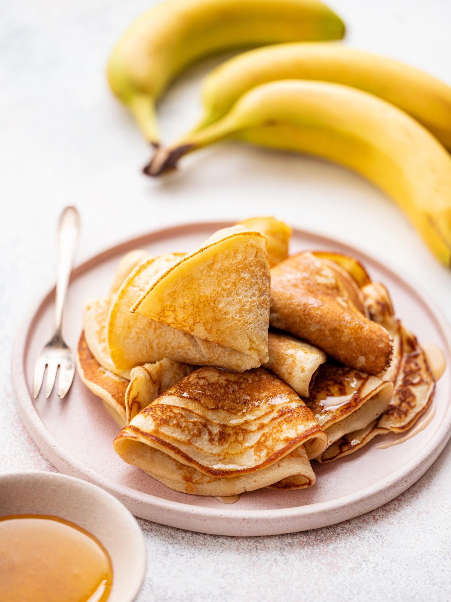 Rijst-banaanpannenkoekjes