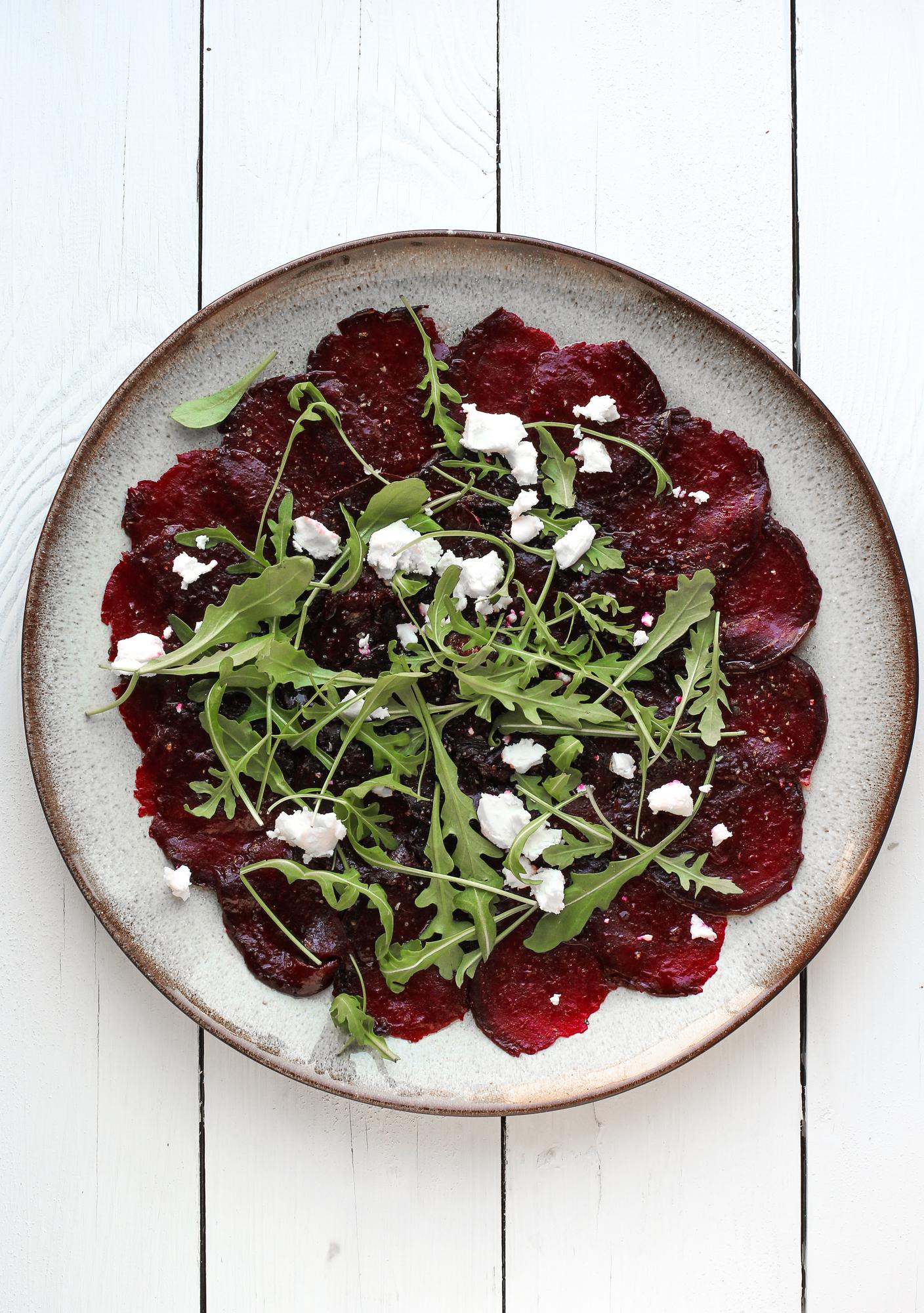 Salade met rode biet