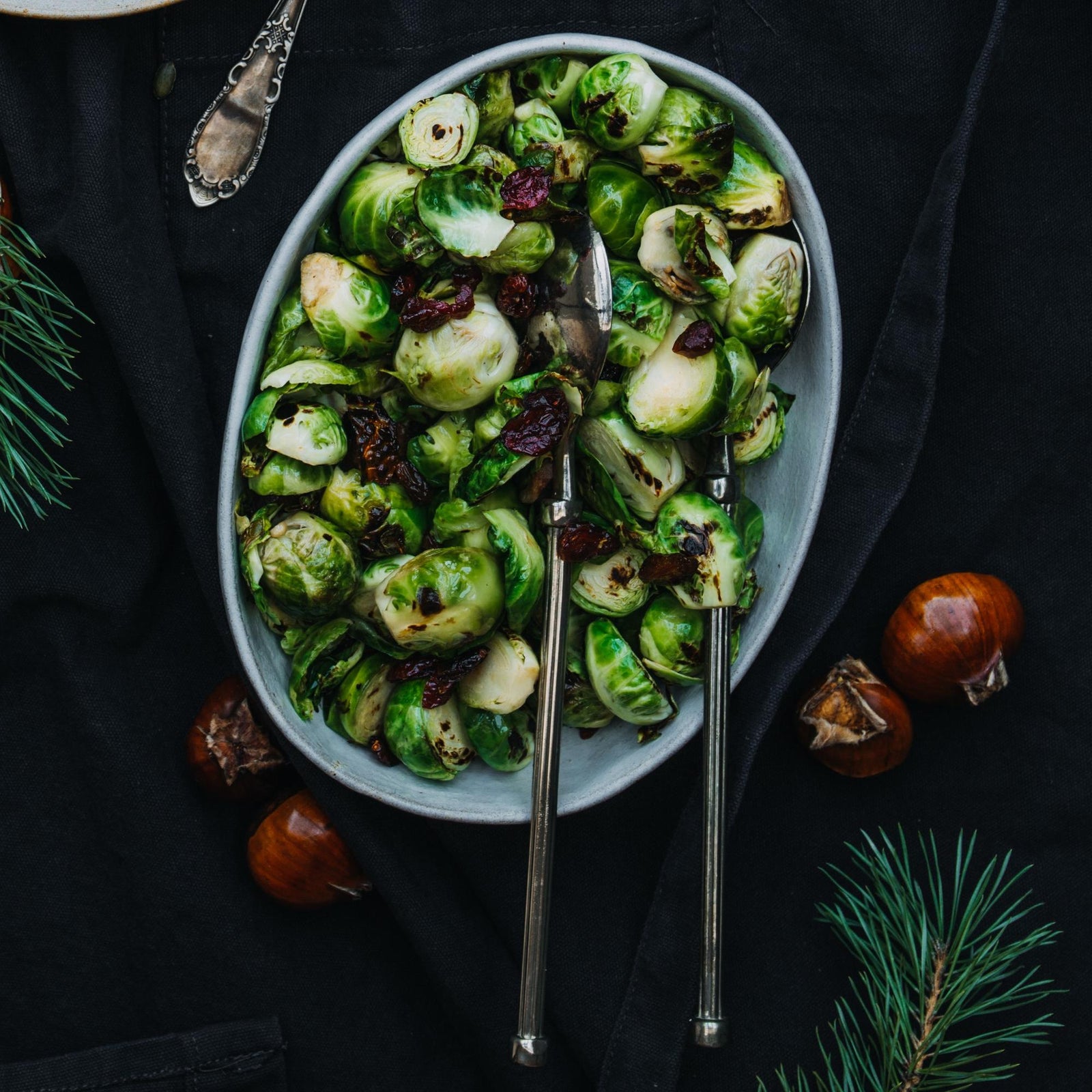 Salade met kastanjes
